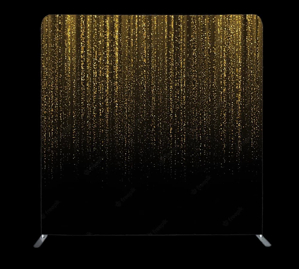 Backdrop: Black and Gold